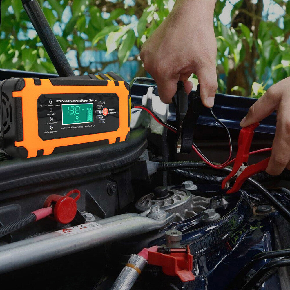 8A Smart Car Battery Fast Charger 12V